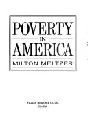 Cover of Poverty in America