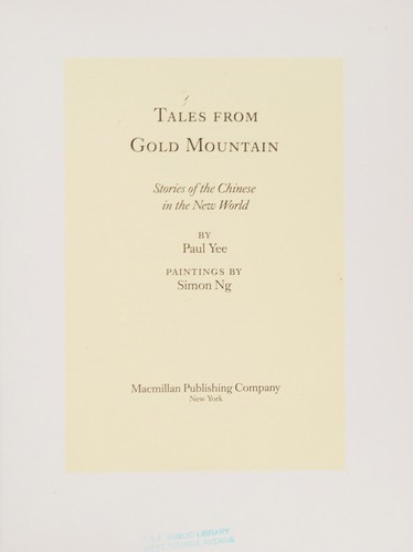 Cover of Tales from Gold Mountain