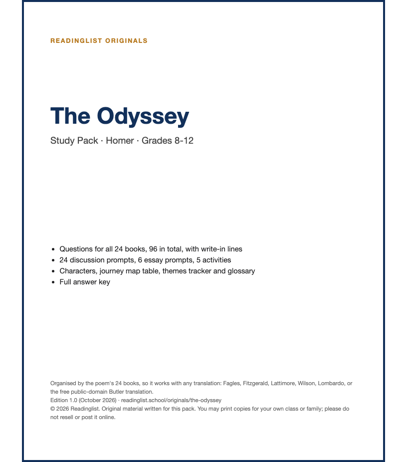 Cover of the The Odyssey Study Pack